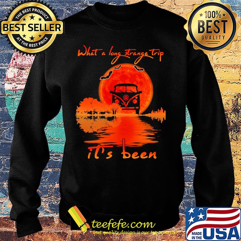 Halloween bus what a long strange trip it's been s Sweater Halloween bus what a long strange trip it's been s Sweater