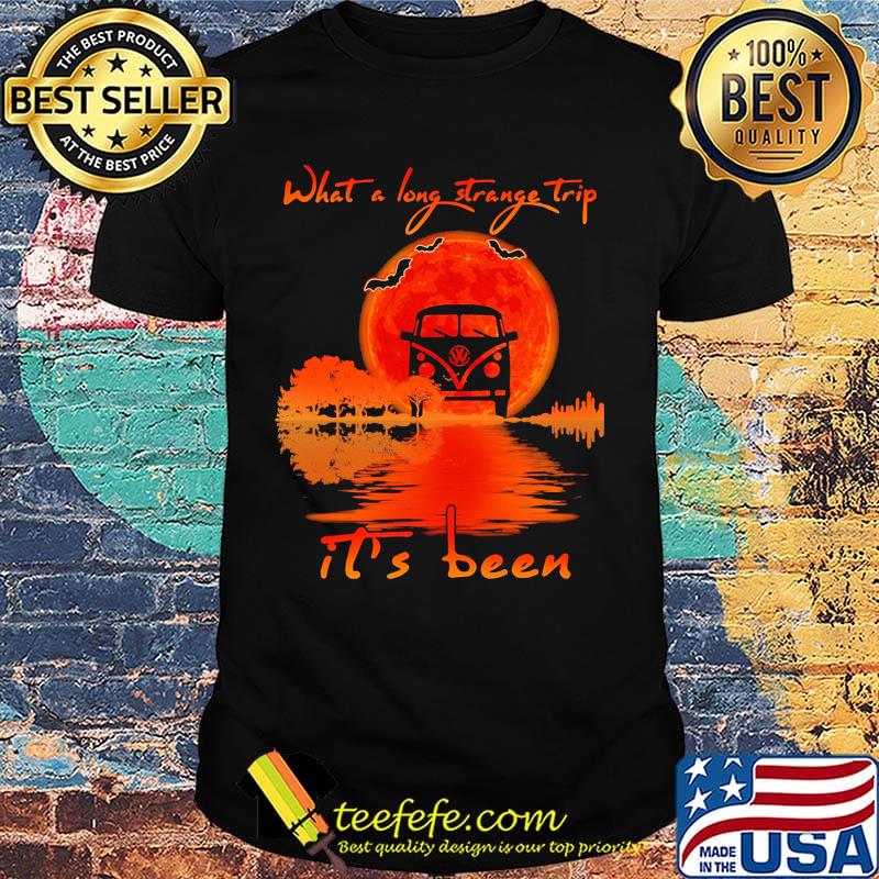 Halloween bus what a long strange trip it's been shirt