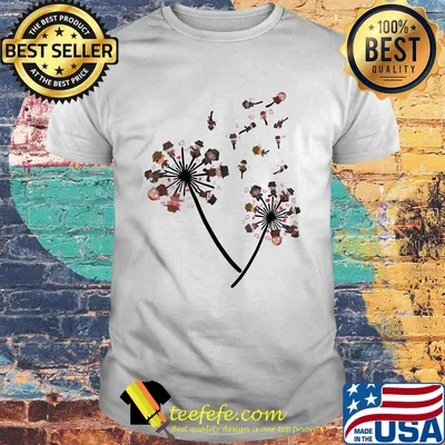 Halloween dandelion flower horror characters as babies shirt