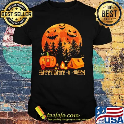Halloween happy camp-o-ween pumpkin shirt