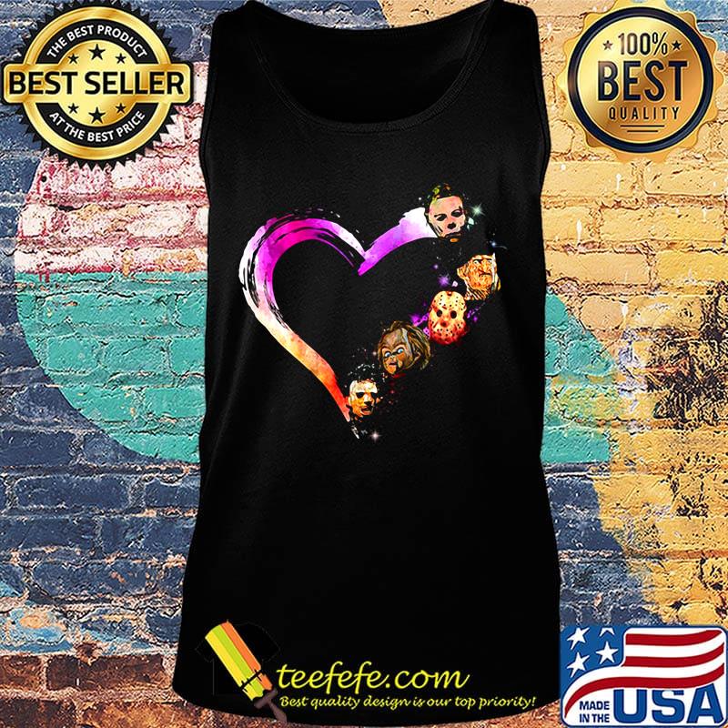 Halloween horror characters heart s Tank top Halloween horror characters heart s Tank top