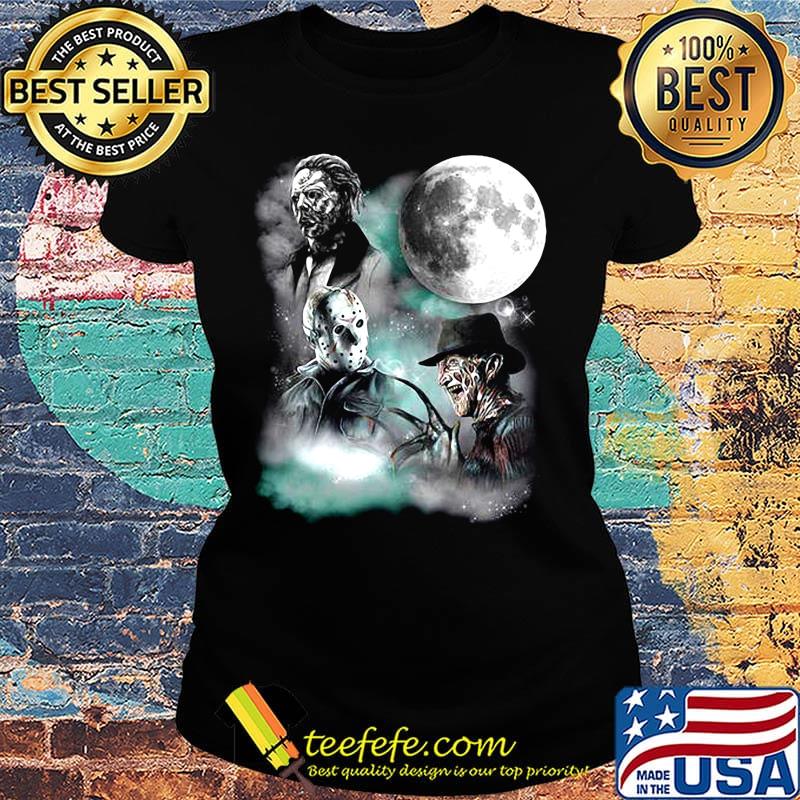 Halloween horror characters moon s Ladies tee Halloween horror characters moon s Ladies tee