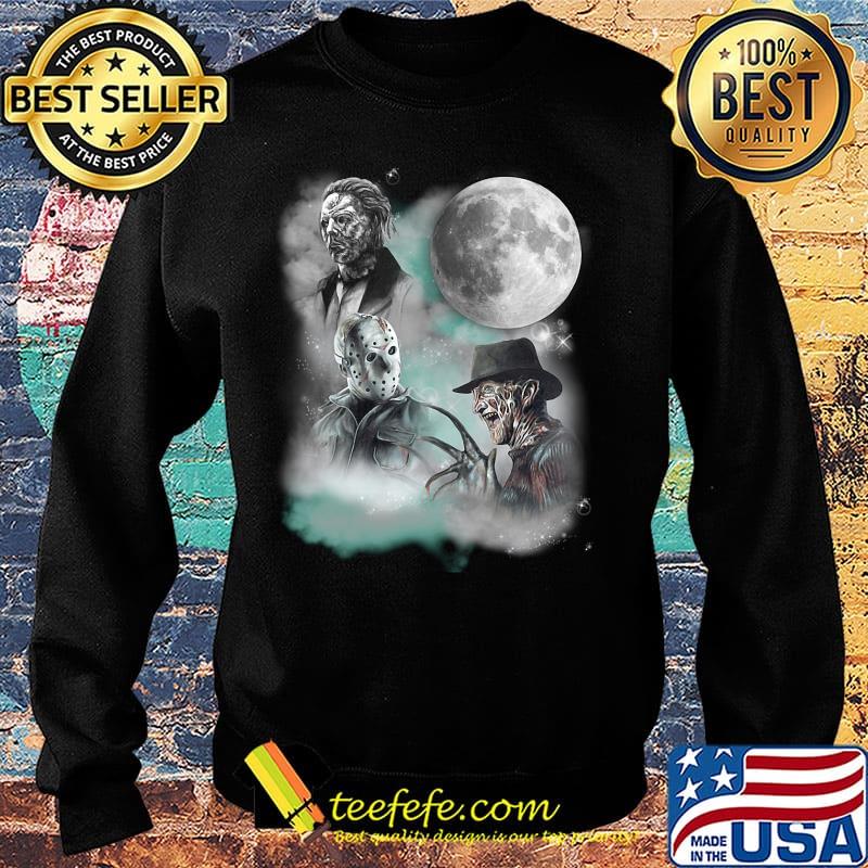 Halloween horror characters moon star s Sweater Halloween horror characters moon star s Sweater
