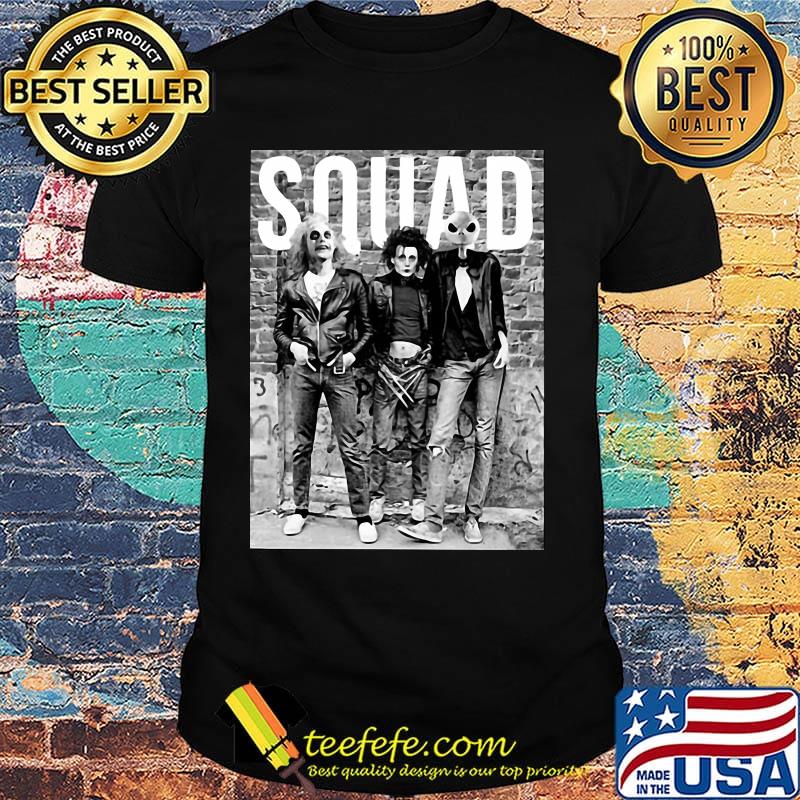 Halloween horror characters squad shirt