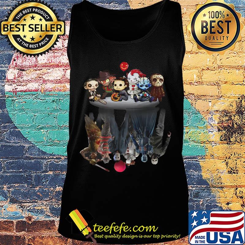Halloween horror characters water reflection s Tank top Halloween horror characters water reflection s Tank top