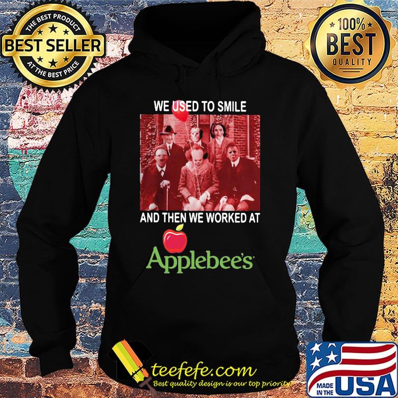 Halloween horror characters we used to smile and then we worked at applebee's s Hoodie Halloween horror characters we used to smile and then we worked at applebee's s Hoodie