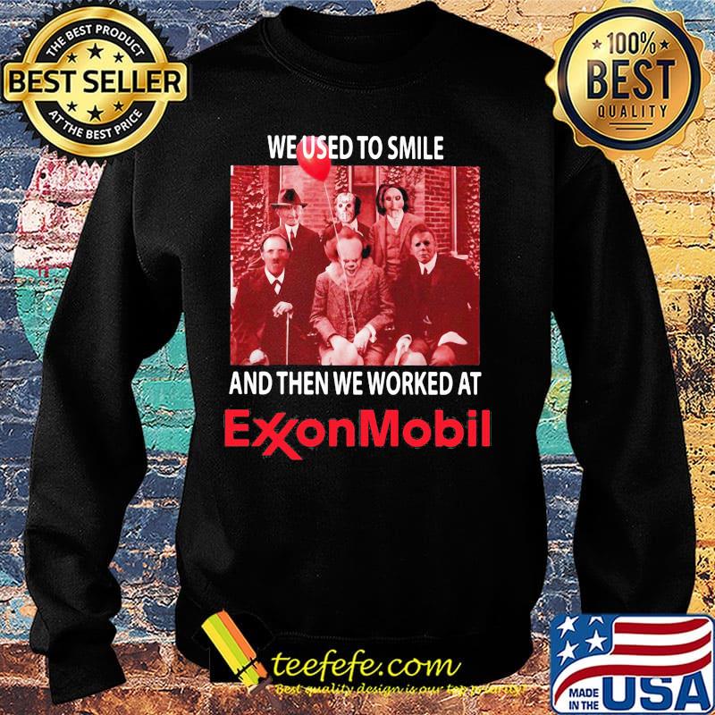 Halloween horror characters we used to smile and then we worked at exxonmobil s Sweater Halloween horror characters we used to smile and then we worked at exxonmobil s Sweater