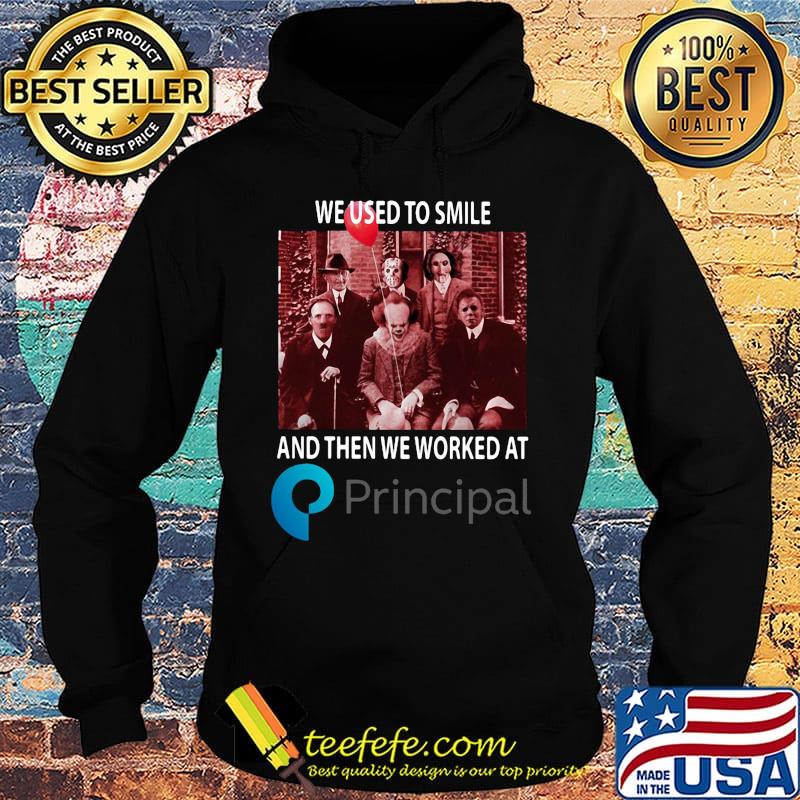 Halloween horror characters we used to smile and then we worked at principal s Hoodie Halloween horror characters we used to smile and then we worked at principal s Hoodie