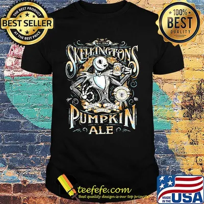 Halloween jack skellington pumpkin ale shirt