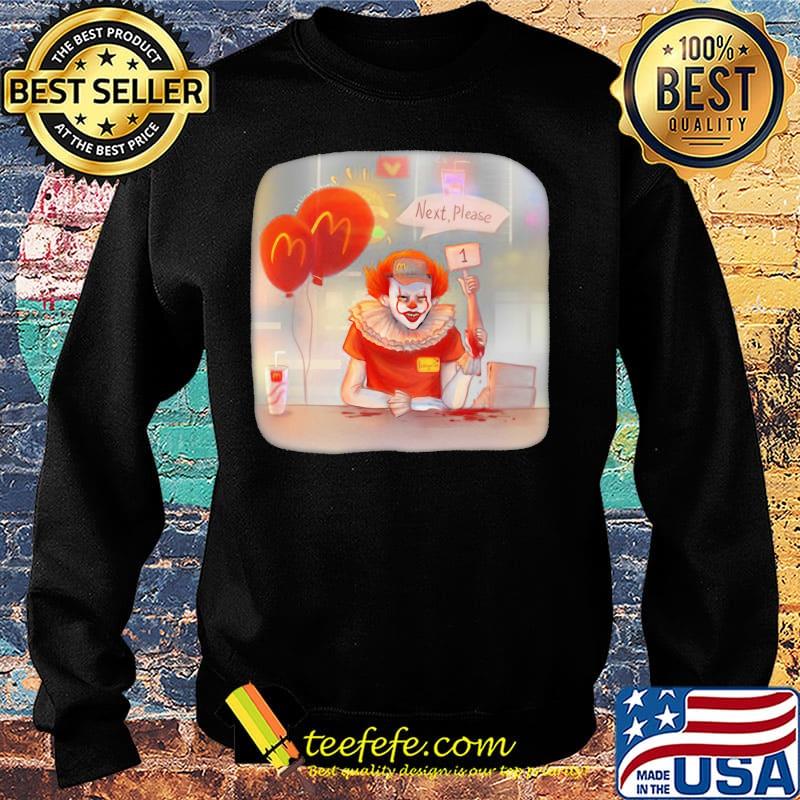 Halloween joker mcdonalds next please s Sweater Halloween joker mcdonalds next please s Sweater