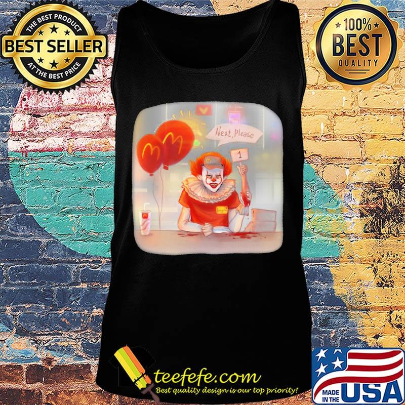 Halloween joker mcdonalds next please s Tank top Halloween joker mcdonalds next please s Tank top