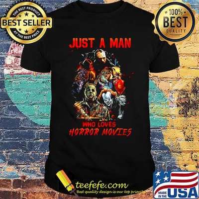 Halloween just a girl who loves horror movies black shirt