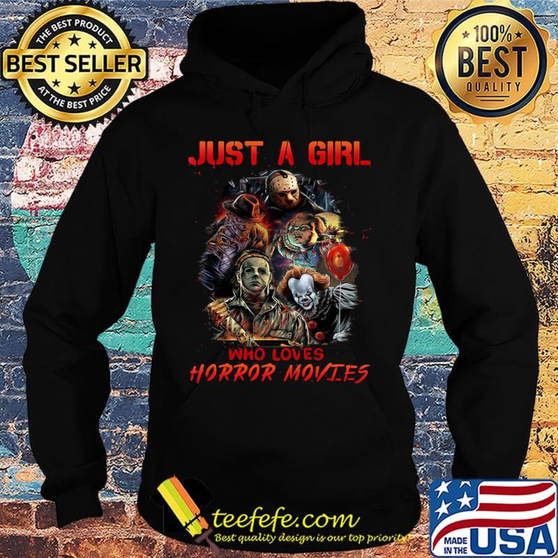 Halloween just a girl who loves horror movies s Hoodie Halloween just a girl who loves horror movies s Hoodie