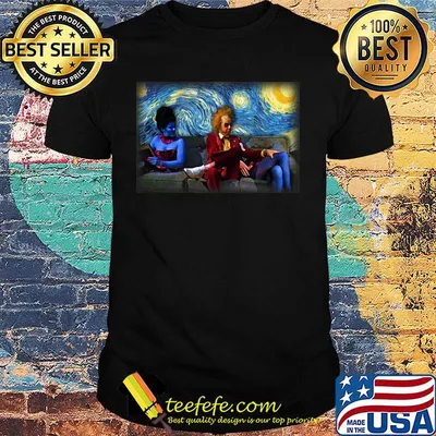 Halloween lydia beetlejuice starry night shirt
