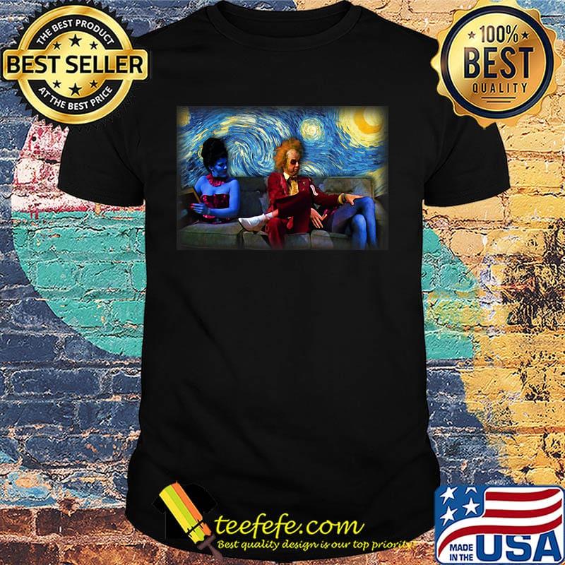 Halloween lydia beetlejuice starry night shirt