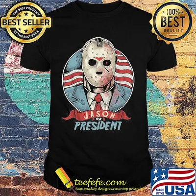 Halloween michael myers jason for president american flag independence day shirt