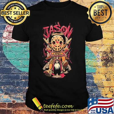 Halloween michael myers jason riding bicycle shirt