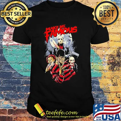 Halloween michael myers make me famous moon shirt