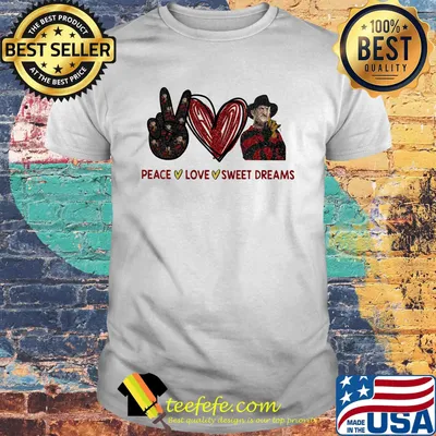 Halloween peace love sweet dreams diamond shirt