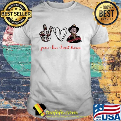 Halloween peace love sweet dreams shirt