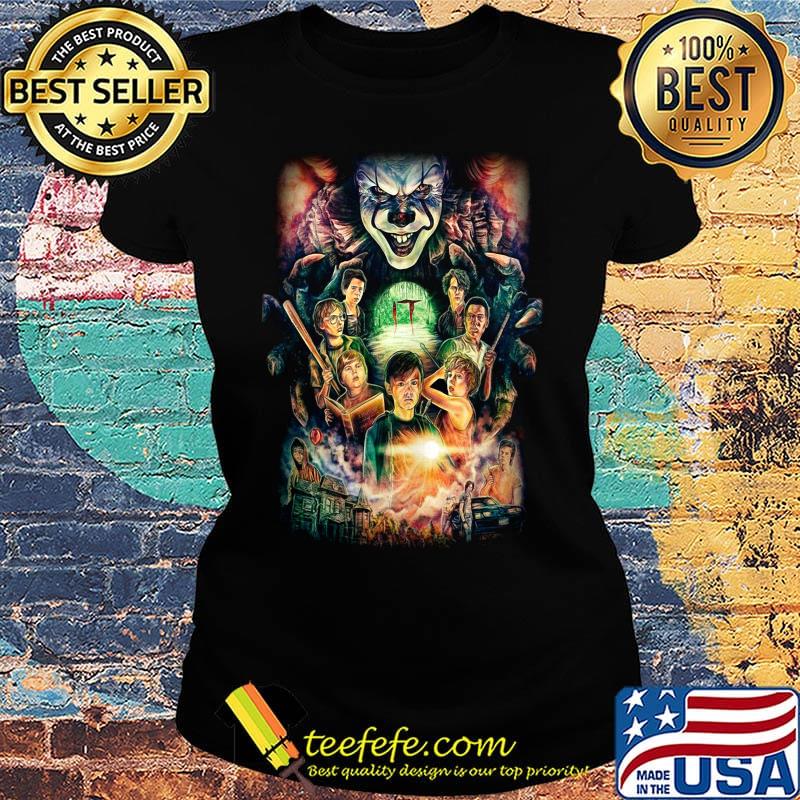 Halloween pennywise characters art s Ladies tee Halloween pennywise characters art s Ladies tee