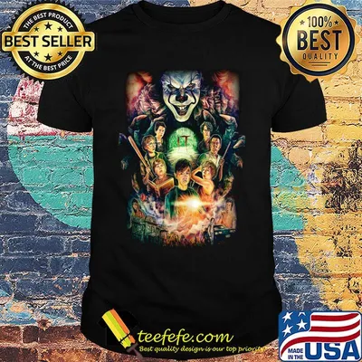 Halloween pennywise characters art shirt