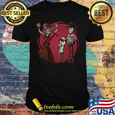 Halloween rick morty and witch shirt