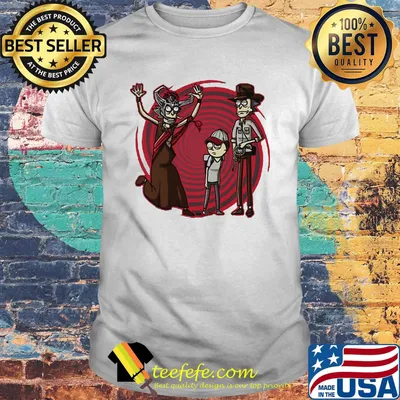 Halloween rick morty and witch shirt