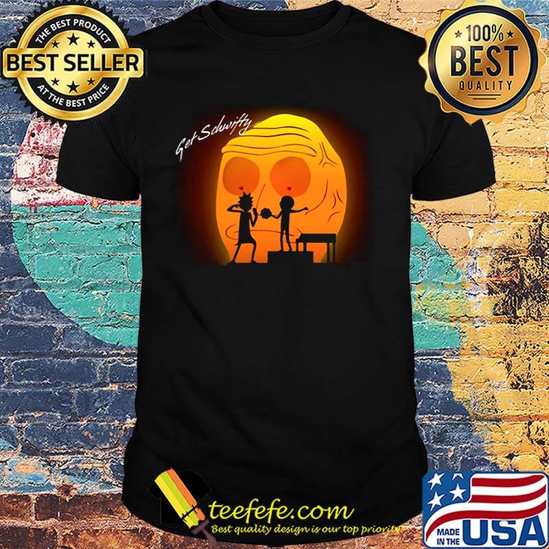 Halloween rick morty get schwifty shirt