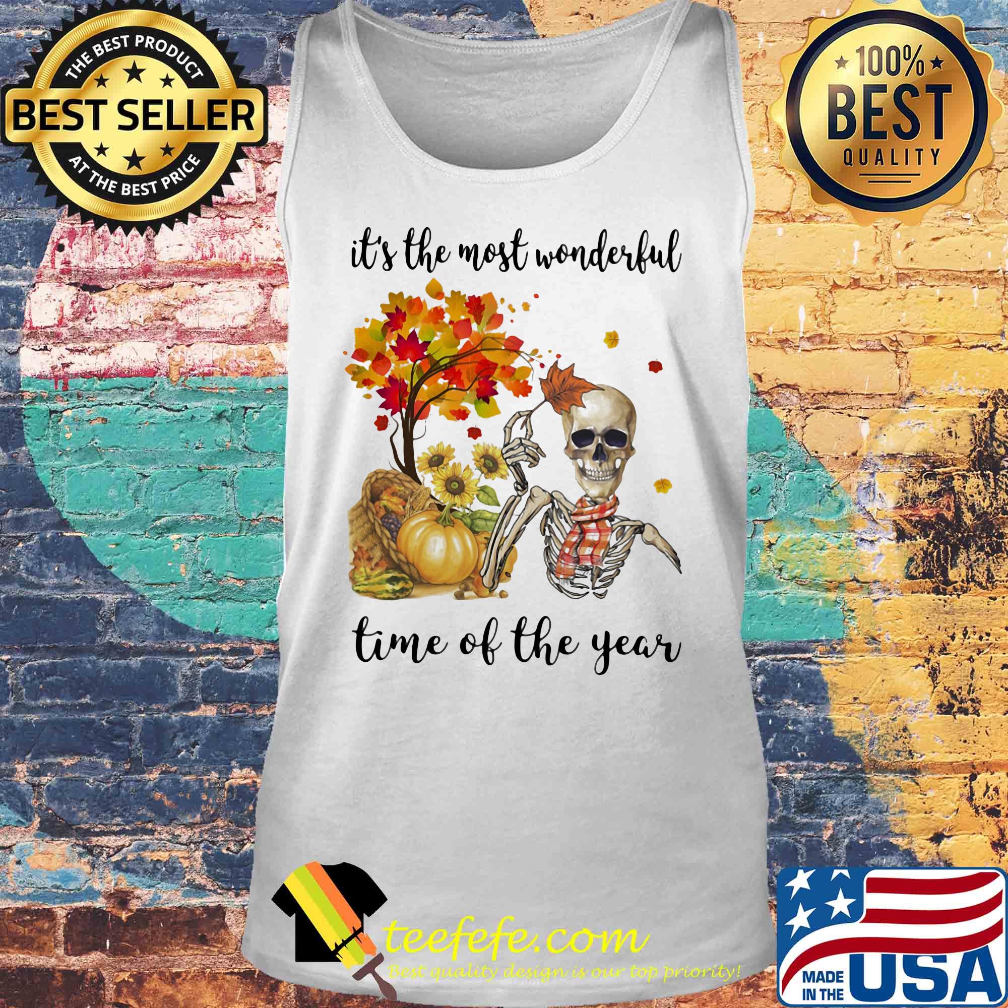 Halloween skeleton it's the most beautiful time of the year s Tank top Halloween skeleton it's the most beautiful time of the year s Tank top