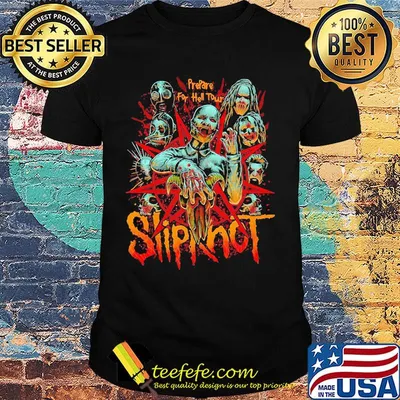 Halloween slipknot band horror prepare for hell tour shirt