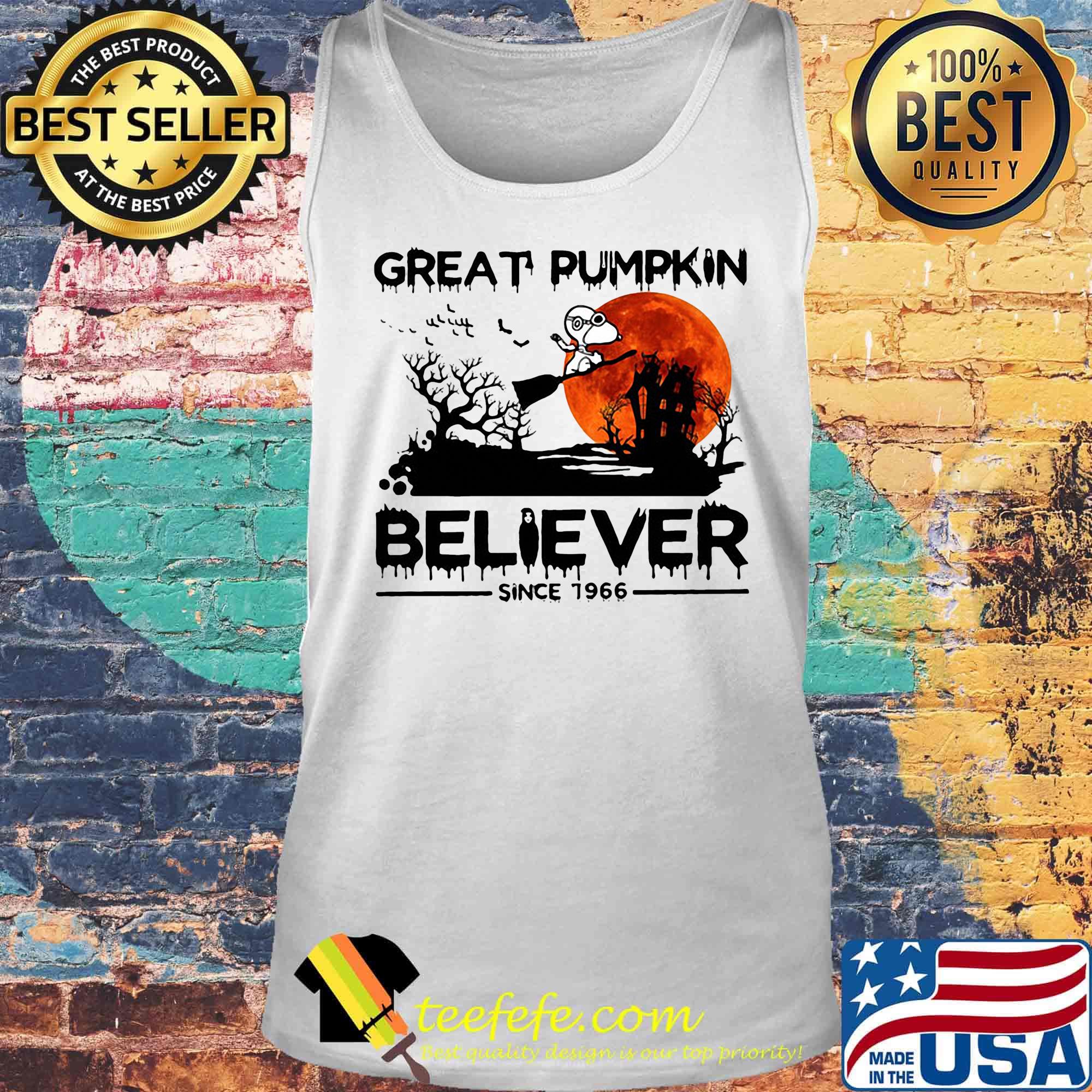 Halloween snoopy great pumpkin believer since 1966 sunset s Tank top Halloween snoopy great pumpkin believer since 1966 sunset s Tank top