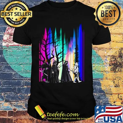 Halloween star wars characters abbey road shirt