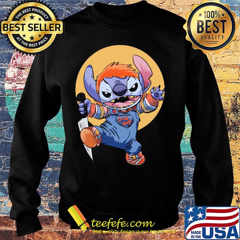 Halloween stitch good guys chucky doll moon s Sweater Halloween stitch good guys chucky doll moon s Sweater