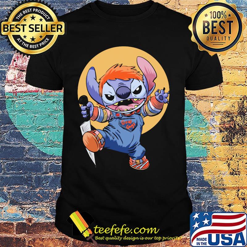 Halloween stitch good guys chucky doll moon shirt Halloween stitch good guys chucky doll moon shirt