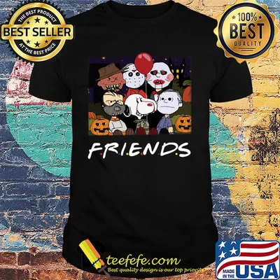 Halloween the peanuts horror characters friends shirt