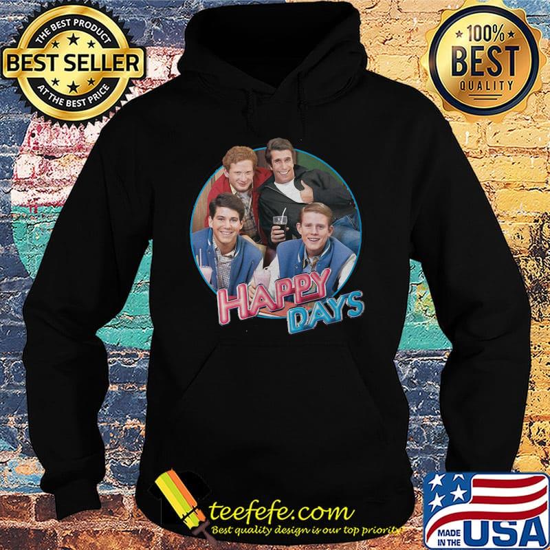 Happy days characters driking retro s Hoodie Happy days characters driking retro s Hoodie