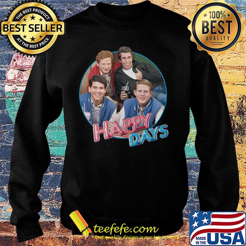 Happy days characters driking retro s Sweater Happy days characters driking retro s Sweater