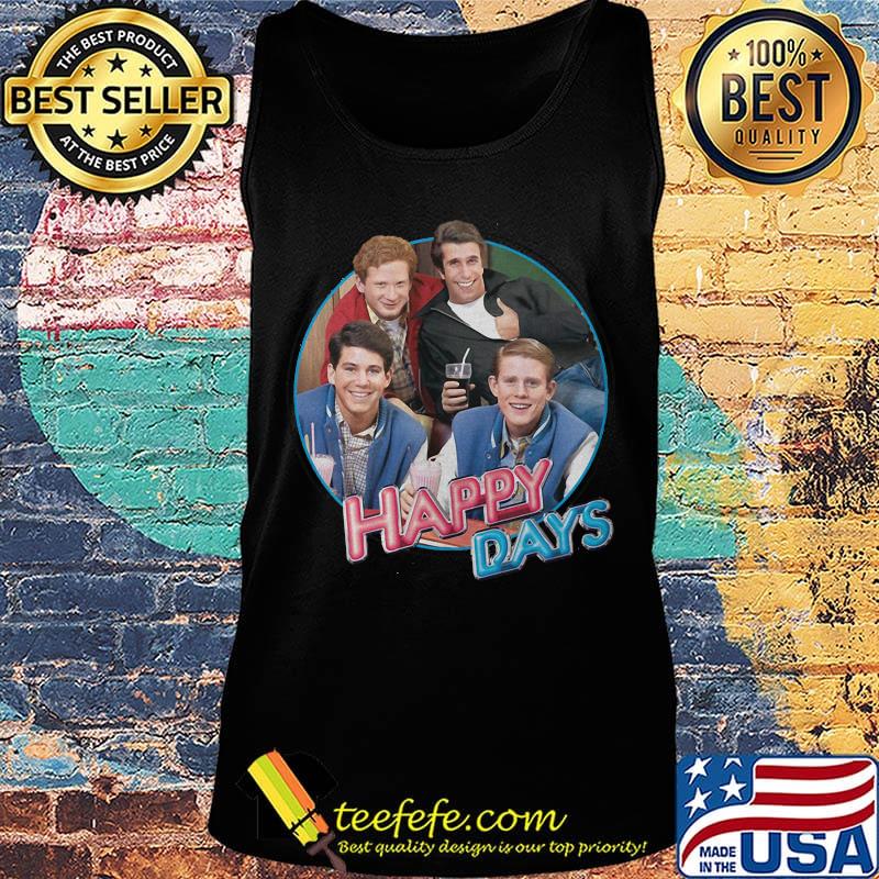 Happy days characters driking retro s Tank top Happy days characters driking retro s Tank top