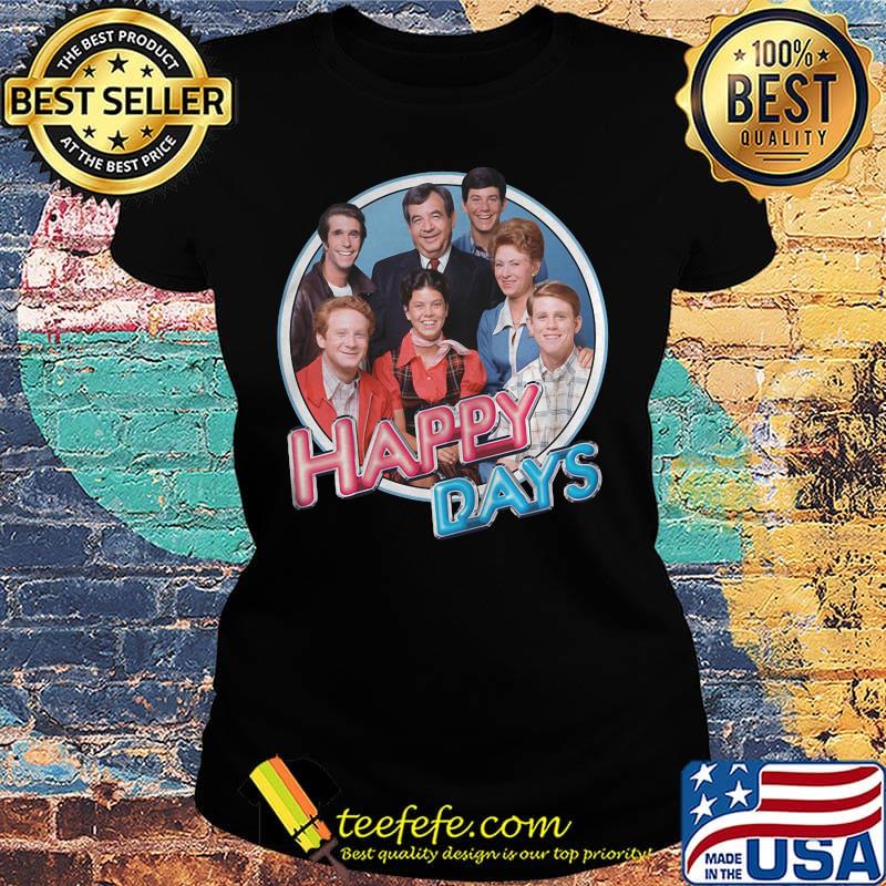Happy days characters retro s Ladies tee Happy days characters retro s Ladies tee