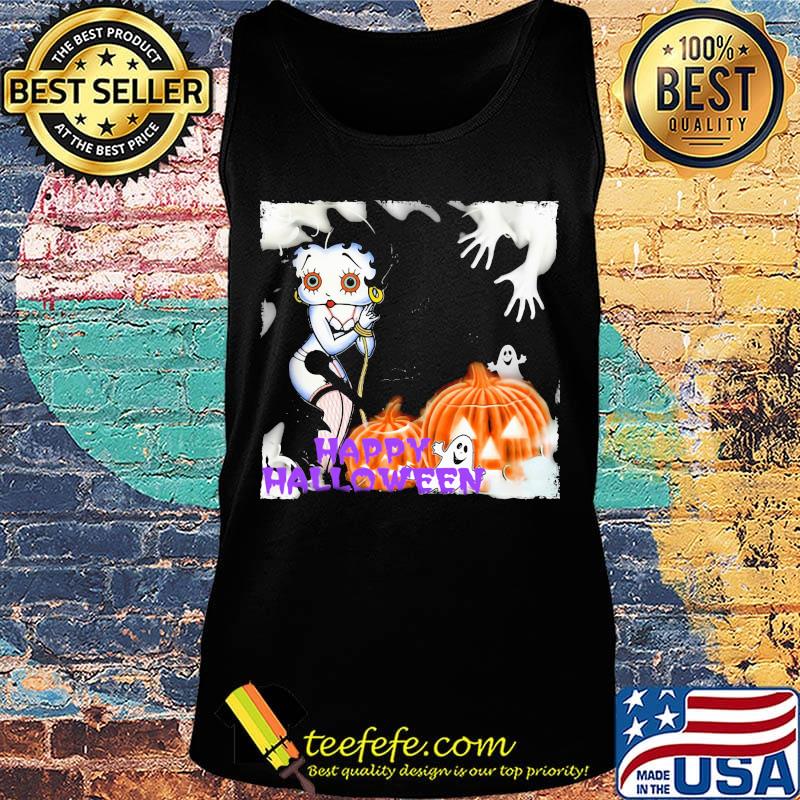 Happy halloween betty boop pumpkin boo s Tank top Happy halloween betty boop pumpkin boo s Tank top