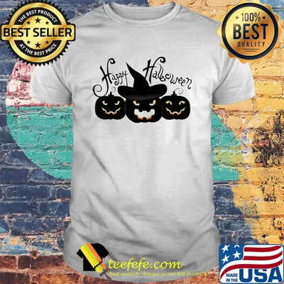 Happy halloween witches pumpkin shirt