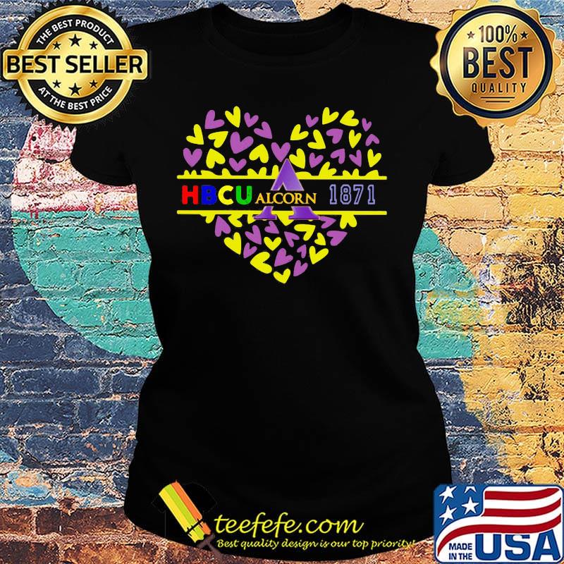 Hbcu alcorn state university 1871 logo hearts s Ladies tee Hbcu alcorn state university 1871 logo hearts s Ladies tee