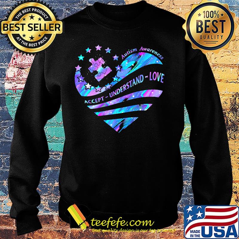 Heart autism awareness accept understand love s Sweater Heart autism awareness accept understand love s Sweater