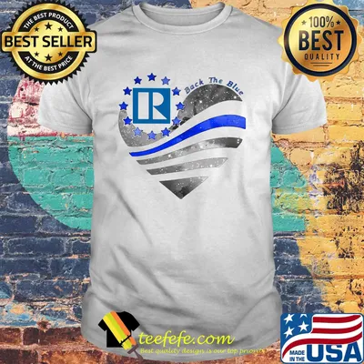 Heart richard buratti realtor logo american flag happy independence day shirt