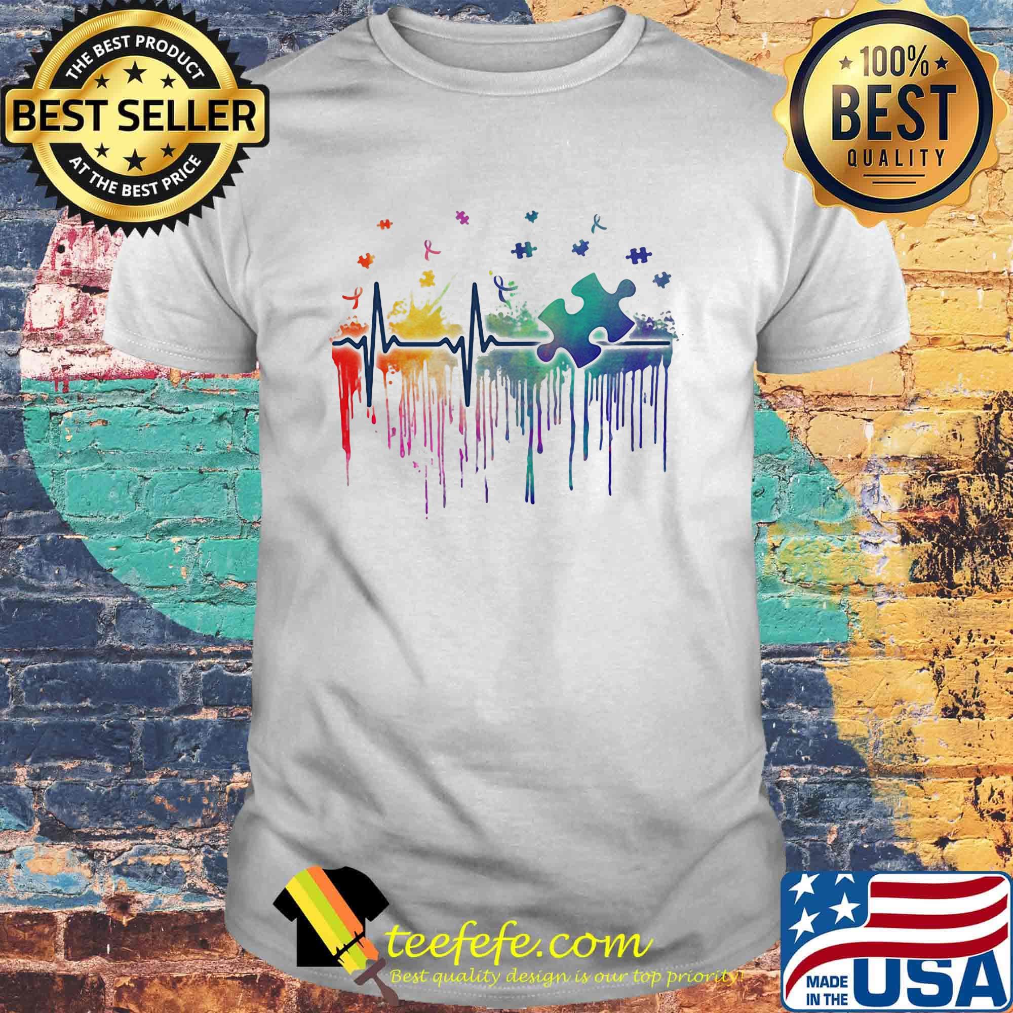 Heartbeat Insert Breast Cancer Color Shirt
