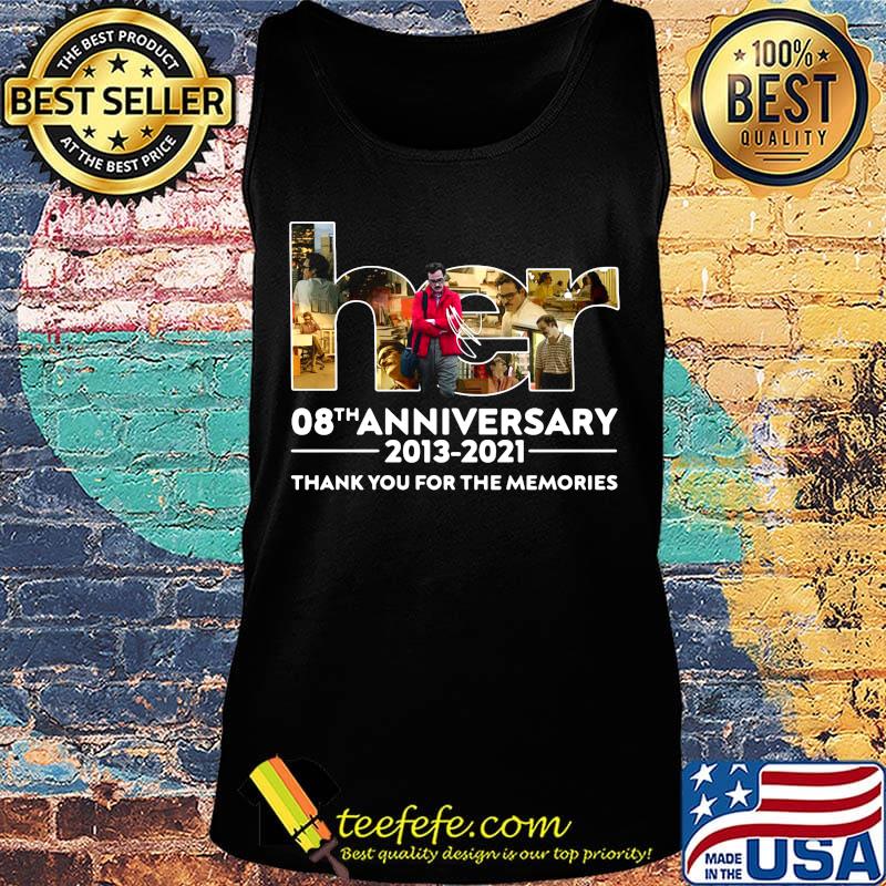 Her 08th anniversary 2013 2021 thank you for the memories signatures s Tank top Her 08th anniversary 2013 2021 thank you for the memories signatures s Tank top