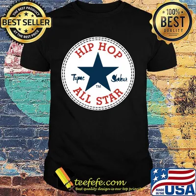 Hip hop tupac shakur all star shirt
