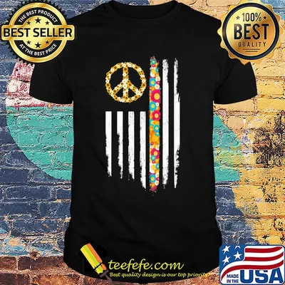 Hippie imagine flower classic shirt