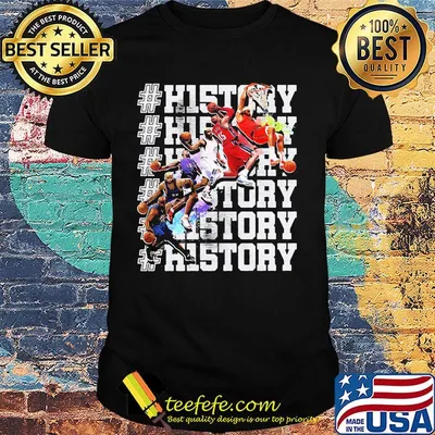 History nba players basketball shirt